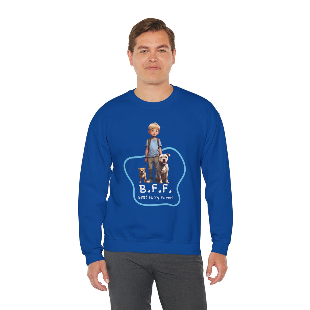 Best Furry Friend in City Lights Dog Sweatshirt -Bffs