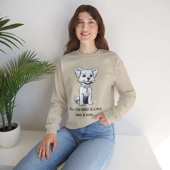 All You Need Is Love And A Dog Adorable Doggo Sweatshirt