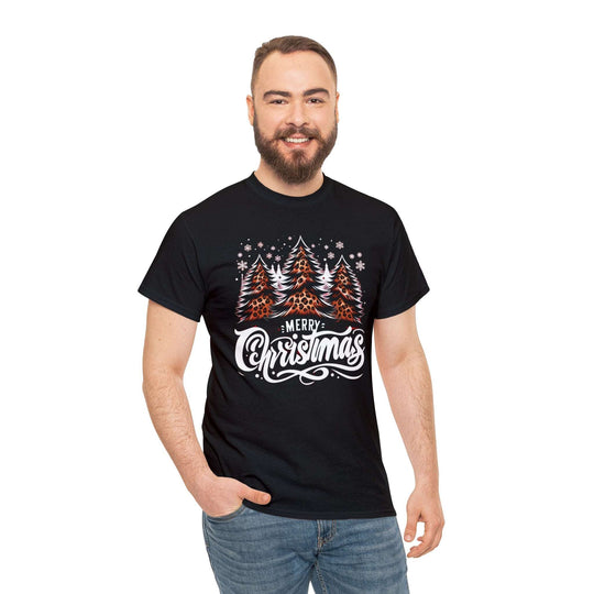 Cheetah Christmas Tree Unisex T Shirt