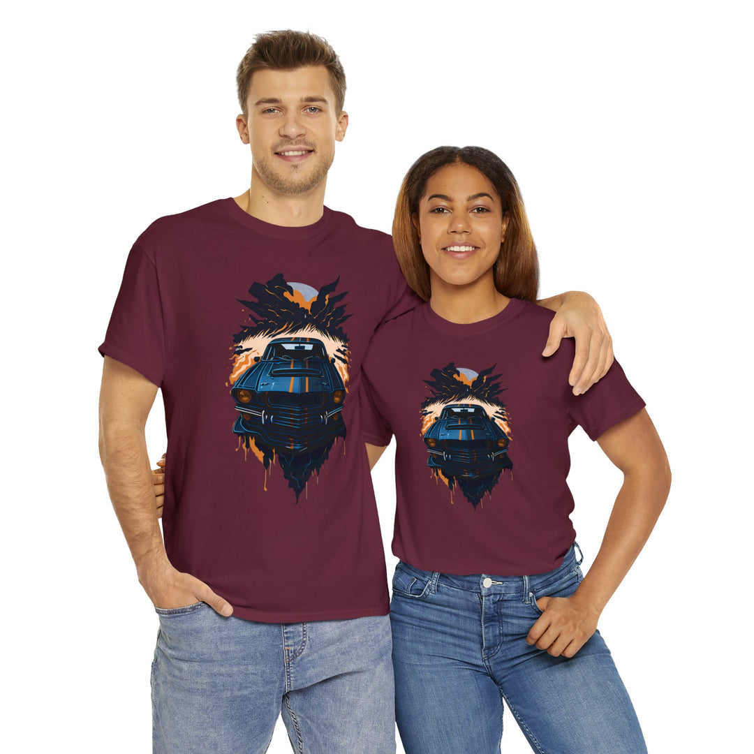 Muscle Car Enthusiast T-Shirt - Revved Up Style