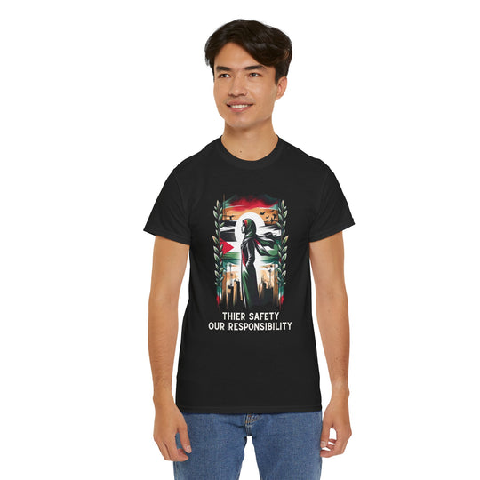 Protectors of Rights t shirt women palestine rights genocide rape ceasefire  Israel- (1)