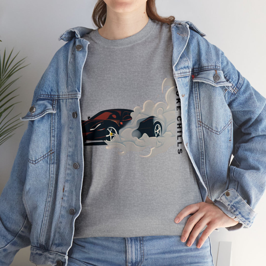 Smoke Chills Sports Car T-Shirt - Modern Car Edition