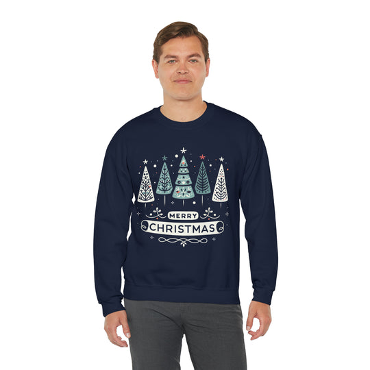 Folk Art Christmas Celebration Unisex Sweatshirt - Wave Fusions