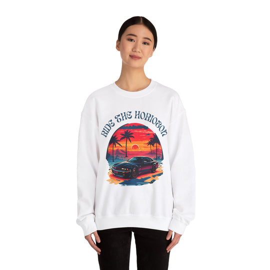 Ride the Horizon Sweatshirt - Vintage City Fashion