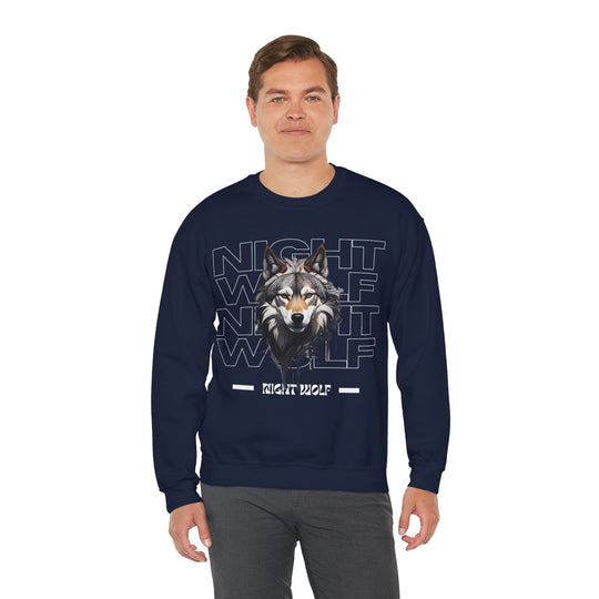 Lone Night Wolf Sweatshirt - After Dark Style