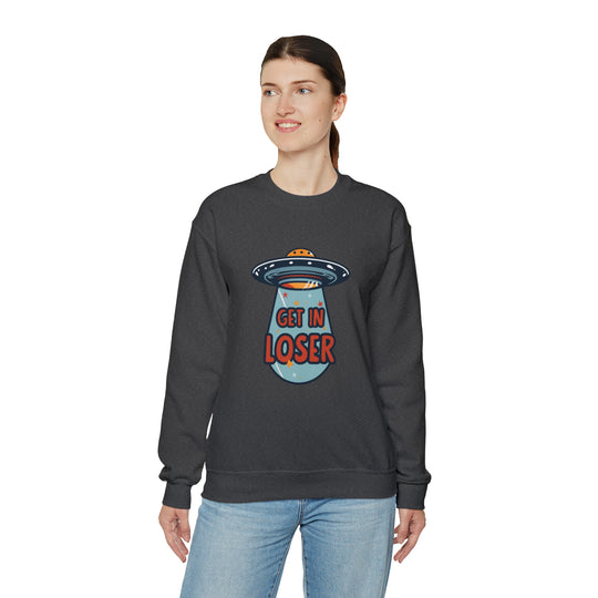 Get In Loser Unisex Heavy Blend™ Crewneck Sweatshirt - Wave Fusions