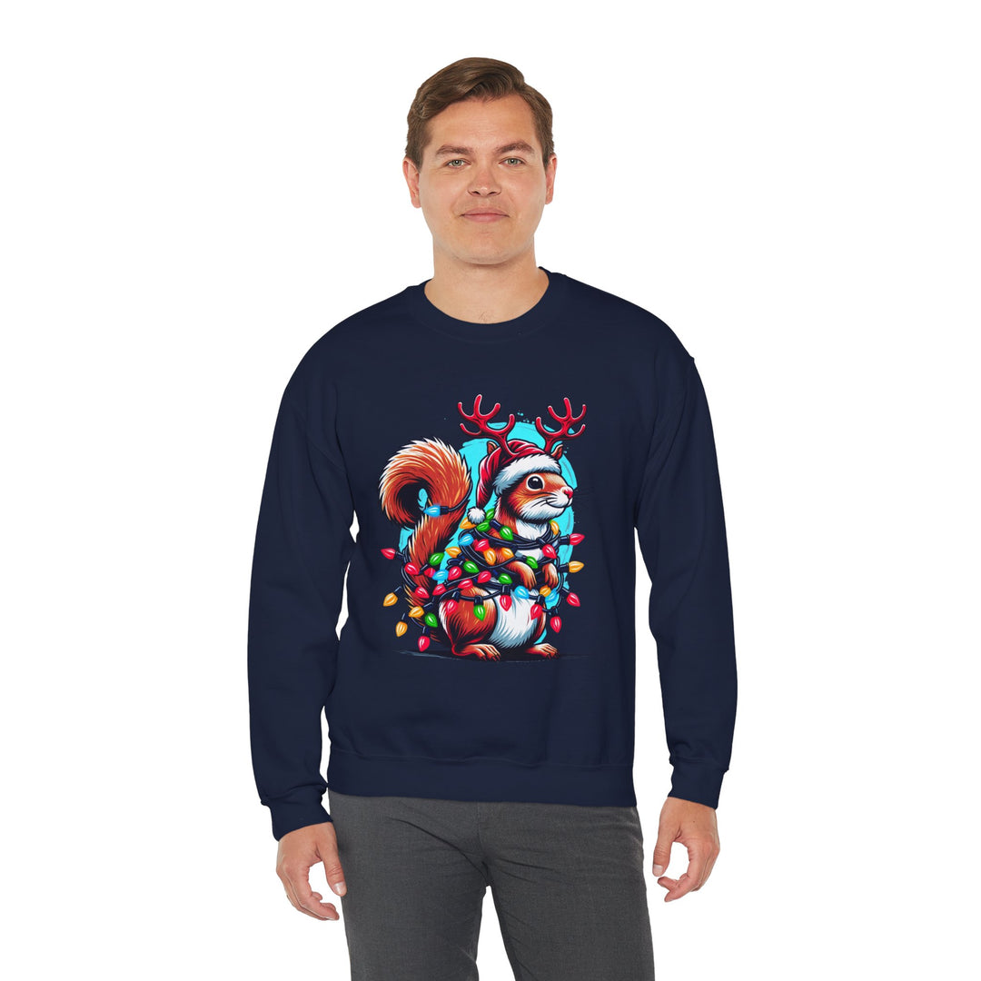 Christmas Squirrel Unisex Sweatshirt - Wave Fusions