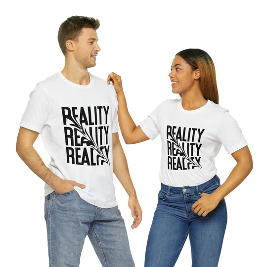 Reality Unisex Jersey Short Sleeve Tee - Wave Fusions