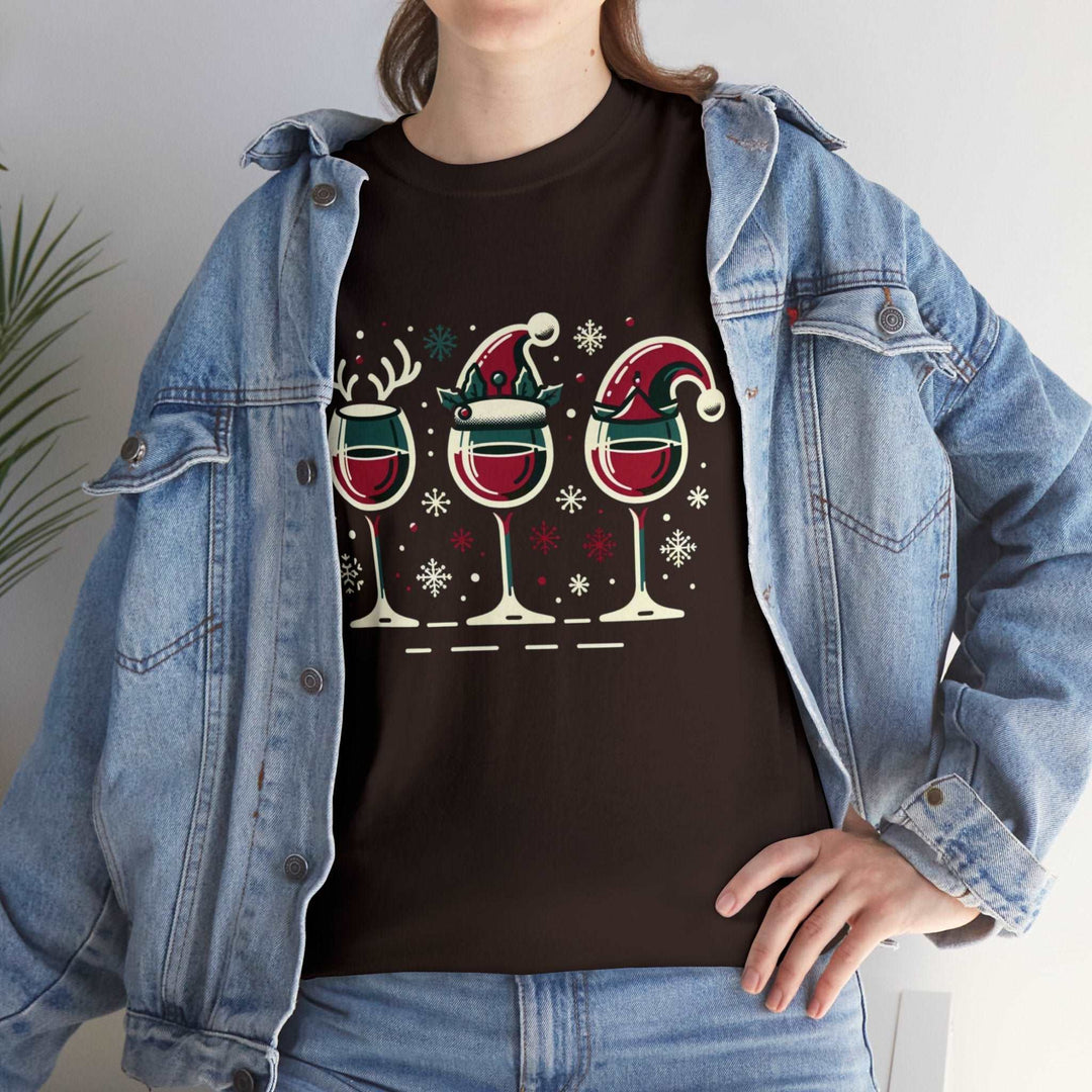 Holiday Cheer Wine Glasses Unisex T Shirt