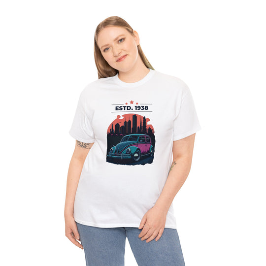 ESTD 1938 Vintage Beetle T-Shirt - Vintage City Fashion