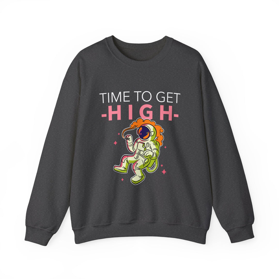 Time To Get High Unisex Sweatshirt - Wave Fusions