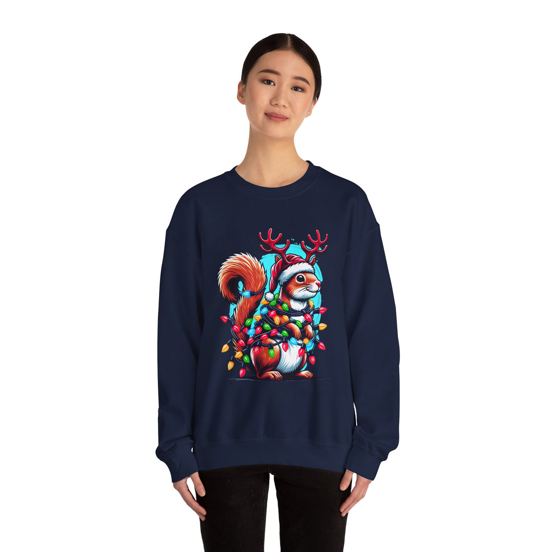 Christmas Squirrel Unisex Sweatshirt - Wave Fusions