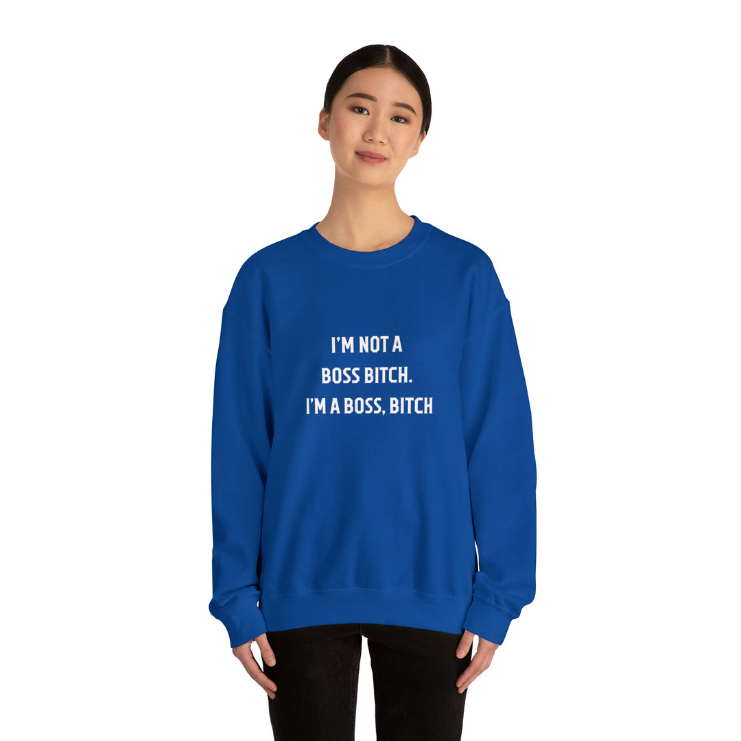 Boss Bitch Unisex Heavy Blend™ Crewneck Sweatshirt - Wave Fusions