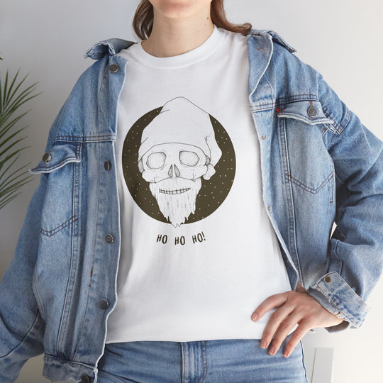 Gritty Skull Christmas Minimalist Tee