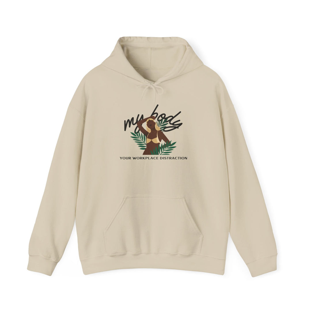 My Body! Your Distraction Jungle Paradise Glow Hoodie