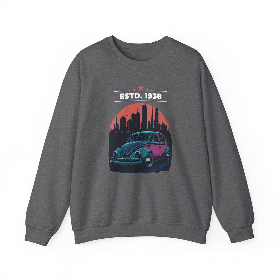 ESTD 1938 Vintage Beetle Sweatshirt - Vintage City Fashion