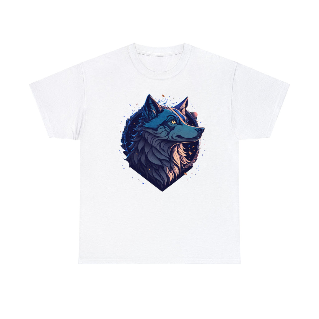 Lone Wolf Majesty T-shirt - Vibrant Wilderness