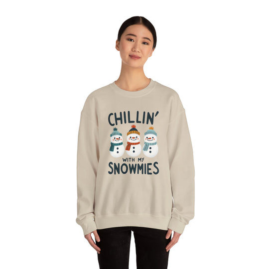 Chillin' Snowmies Unisex Sweatshirt - Wave Fusions