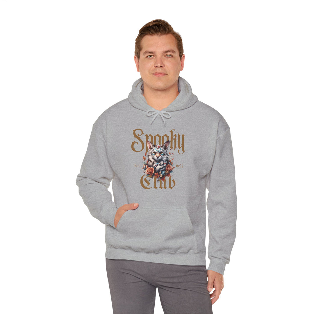 Spooky Club Floral Feline Cat Hoodie - Spooky Club Charm