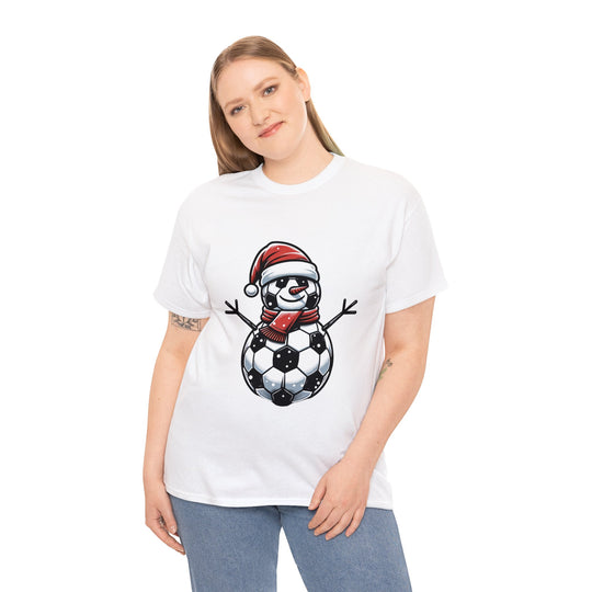 Football Santa Unisex T Shirt - Wave Fusions