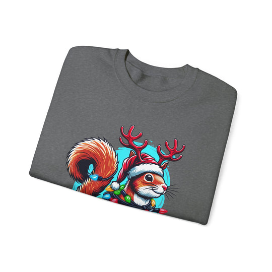 Christmas Squirrel Unisex Sweatshirt - Wave Fusions