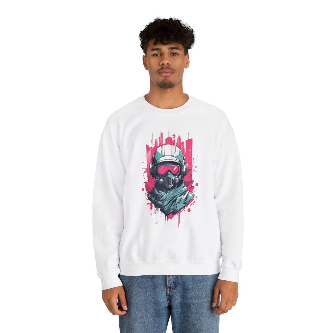 Gas Mask Astronaut Unisex Sweatshirt - Wave Fusions