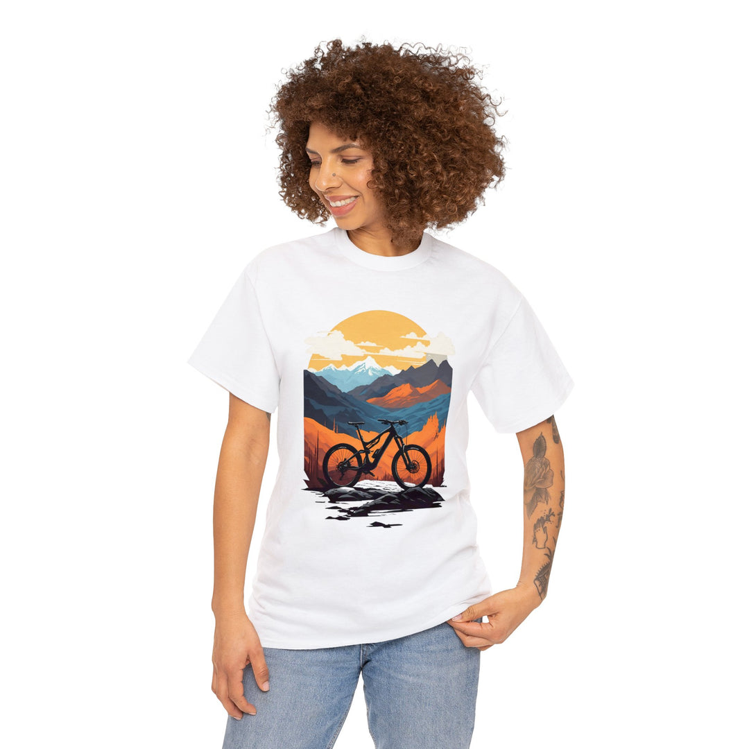 Mountain Bike Unisex T Shirt - Wave Fusions