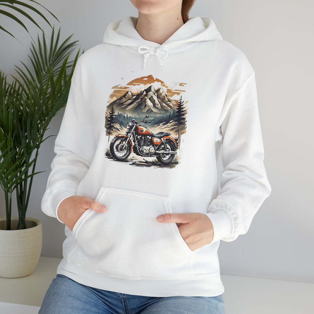 Highland Motorbike Unisex Hoodie - Wave Fusions