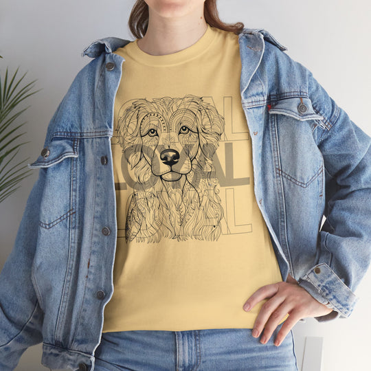 Loyal Dog Tribal Canine T-shirt - Mythical Mutt