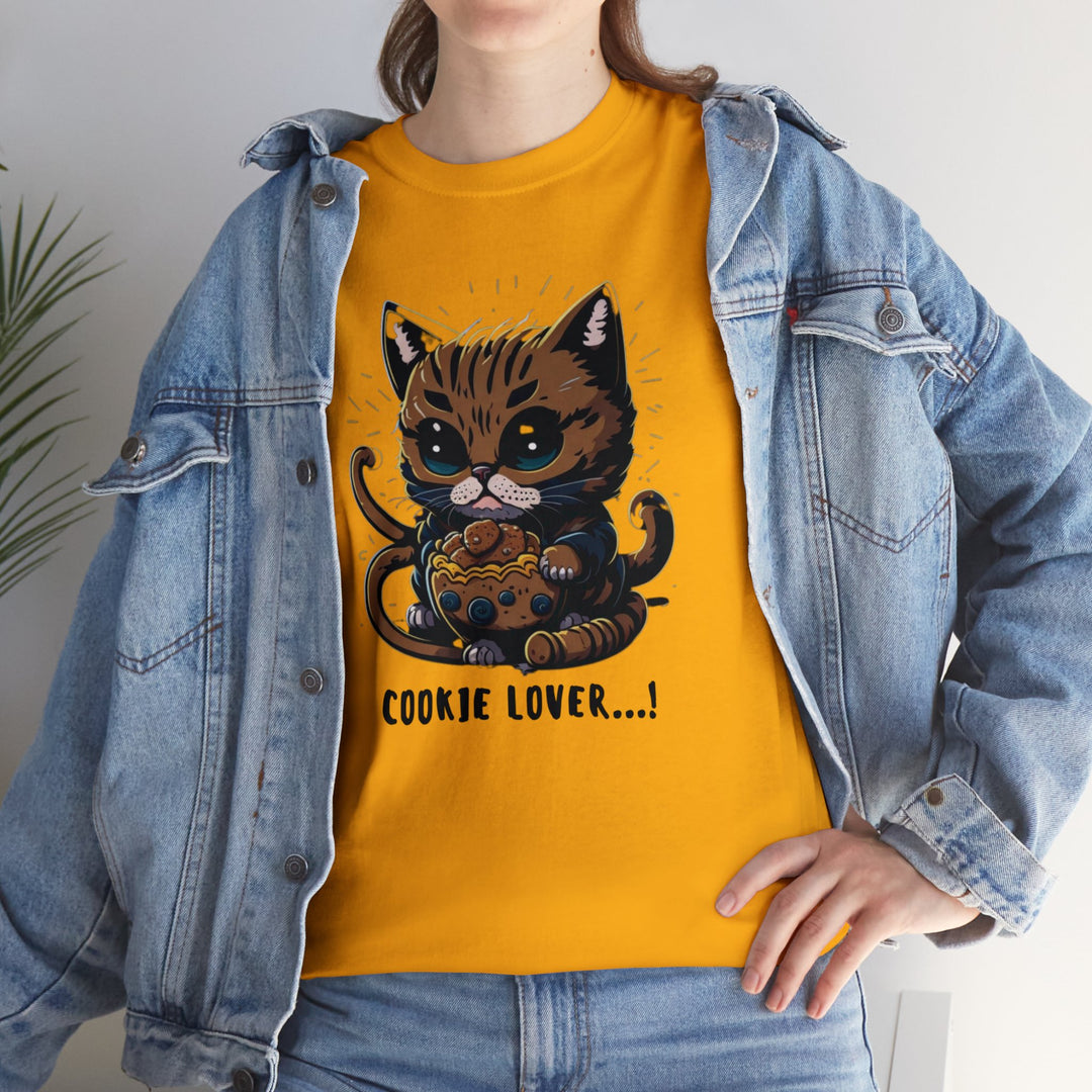 Cookie Lover Cat T-Shirt - Sugary Paws