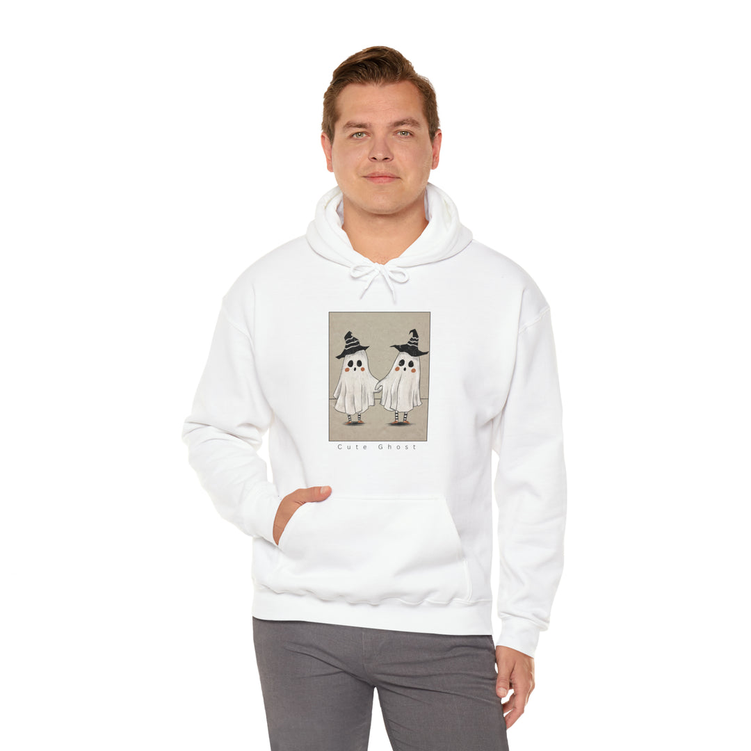 Cute Ghost Unisex Hoodie - Wave Fusions