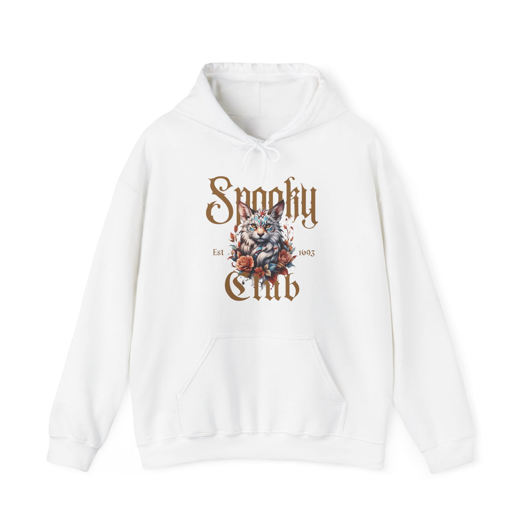 Spooky Club Floral Feline Cat Hoodie - Spooky Club Charm