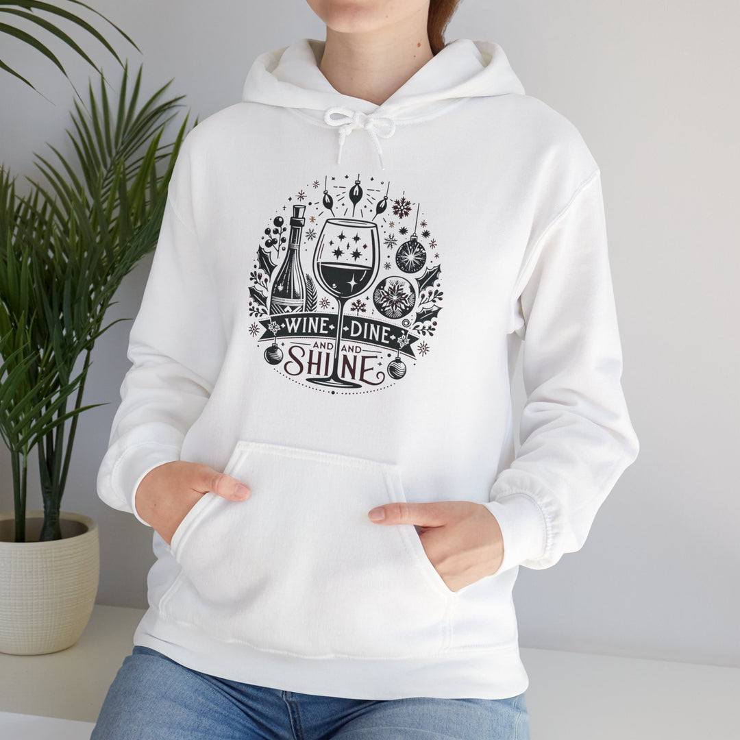 Wine, Dine And Shine Unisex Hoodie - Wave Fusions