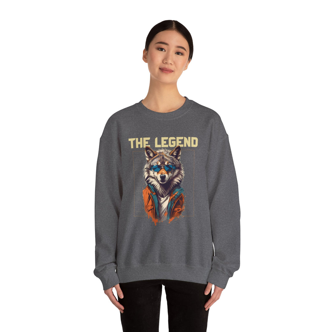 The Legend Wolf Sweatshirt - Wolf in Shades