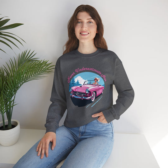 Underestimate Her Not Convertible Sweatshirt - Power and Grace Design