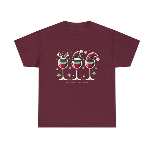 Holiday Cheer Wine Glasses Unisex T Shirt