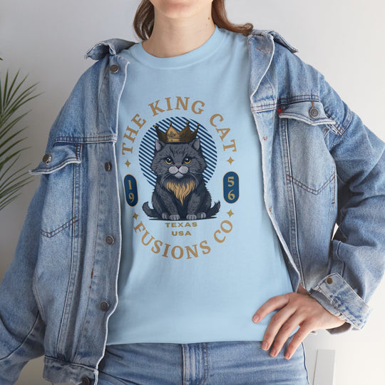 The King Cat T-Shirt - Royal Feline Series