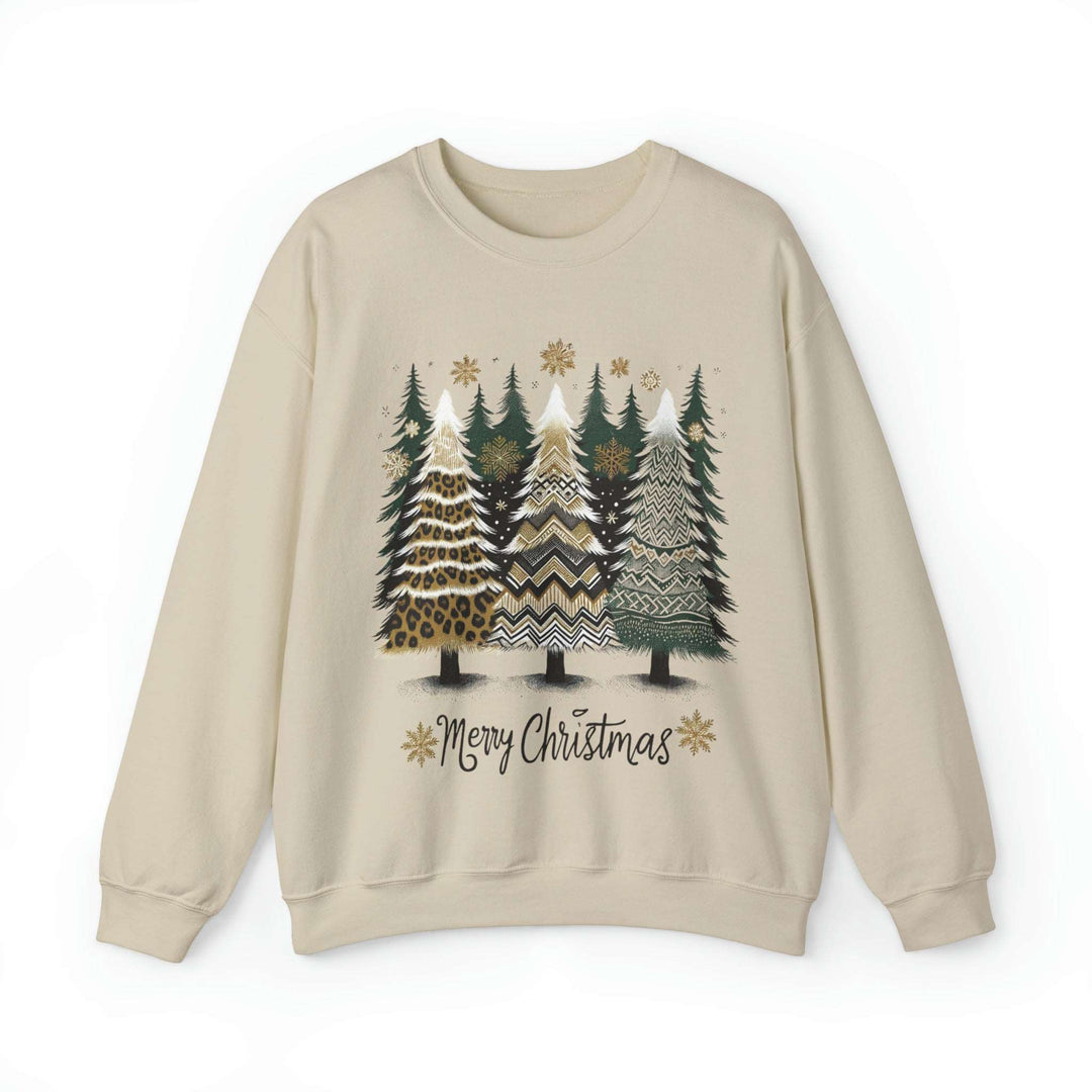 Designed Christmas Trees Unisex Sweatshirt