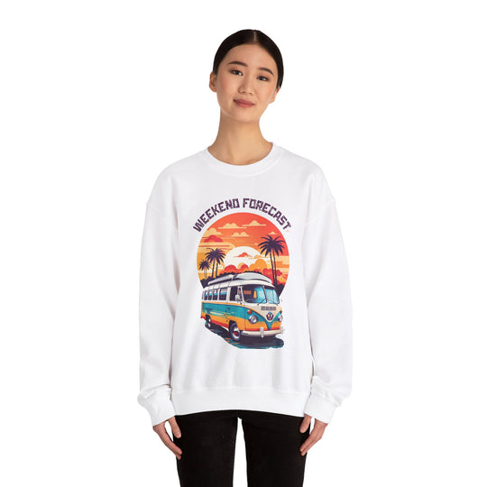 Weekend Forecast Van Life Sweatshirt - Weekend Forecast Sunset Edition