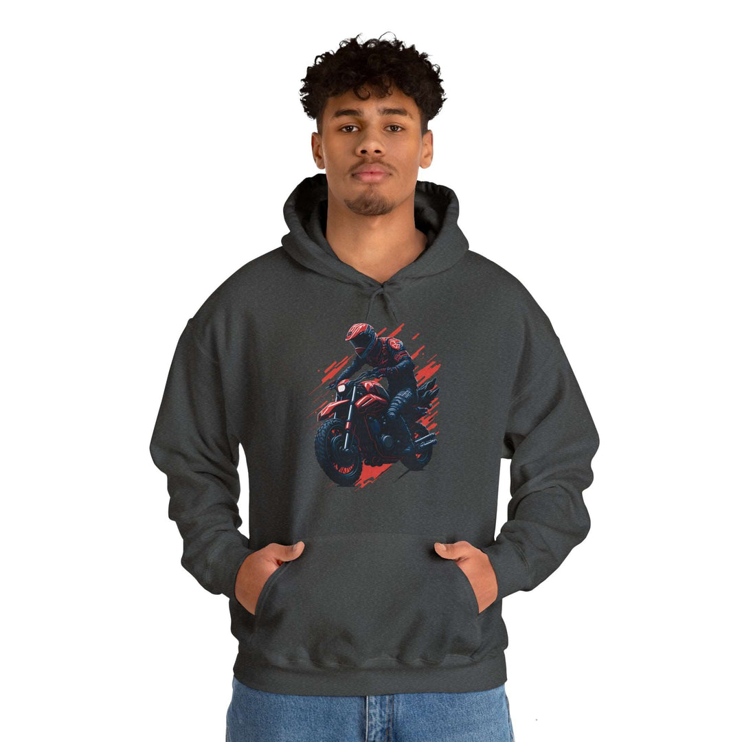 Biker Unisex Hooded Sweatshirt