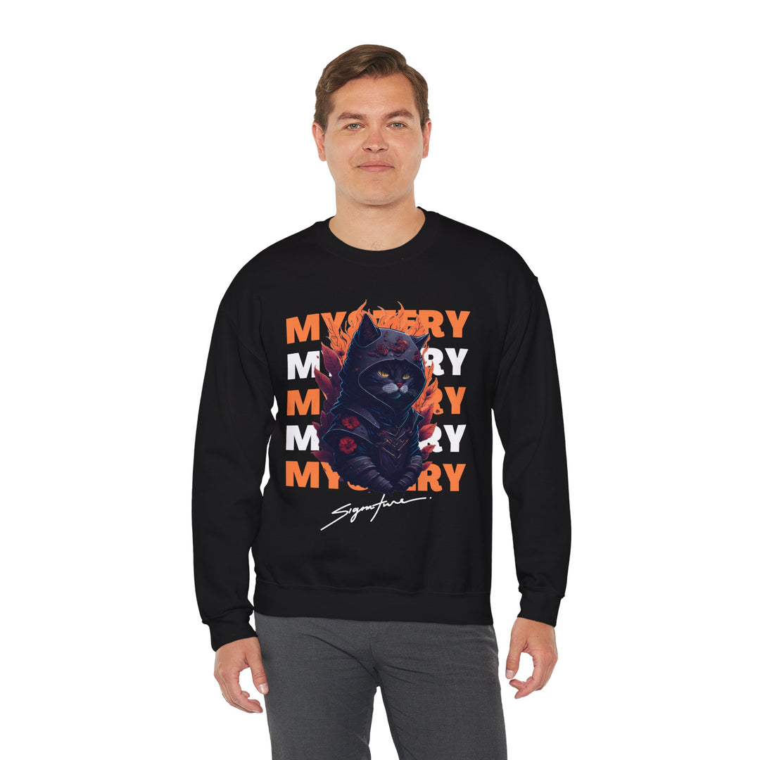 Cat Knight Armor Mystery Cat Sweatshirt