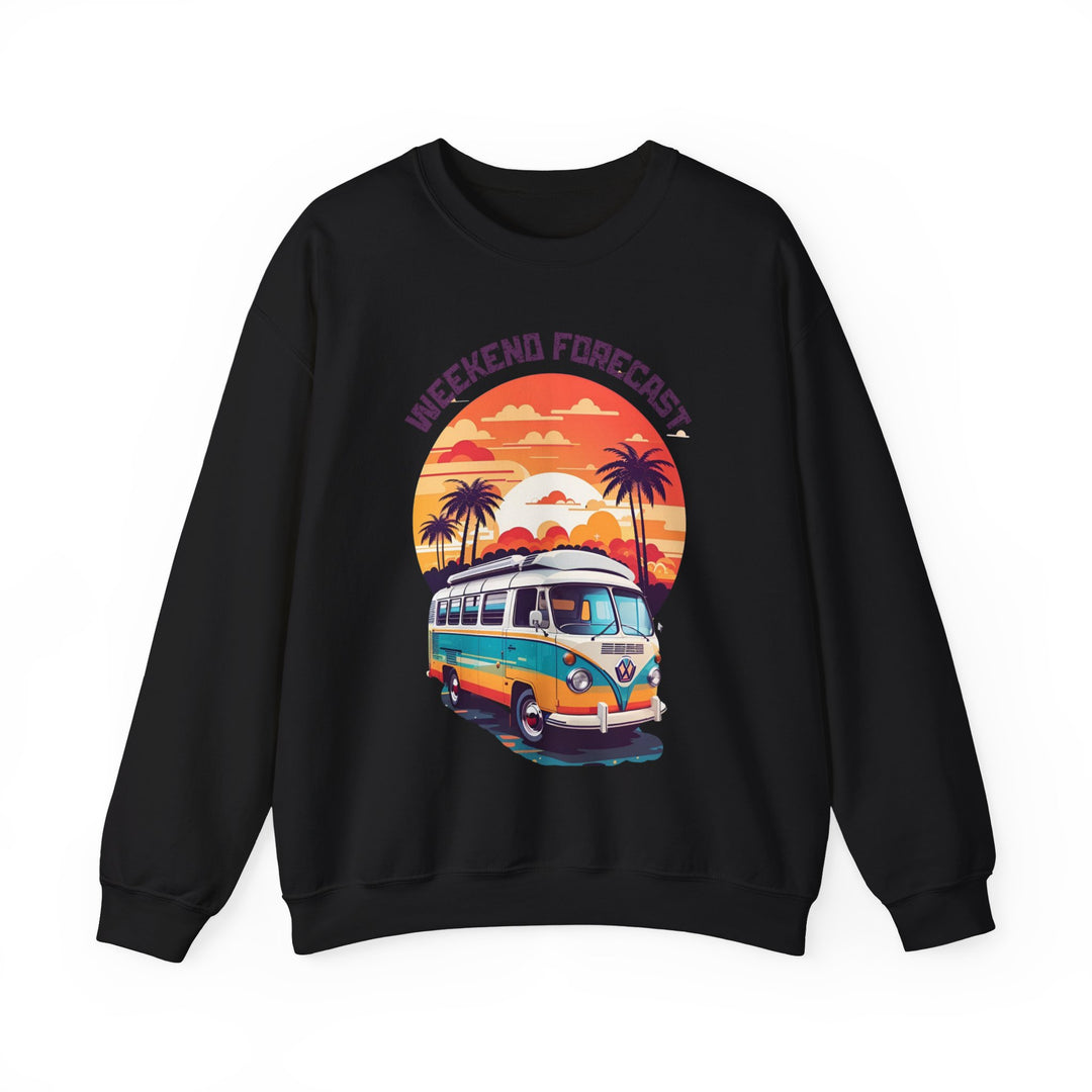 Weekend Forecast Van Life Sweatshirt - Weekend Forecast Sunset Edition