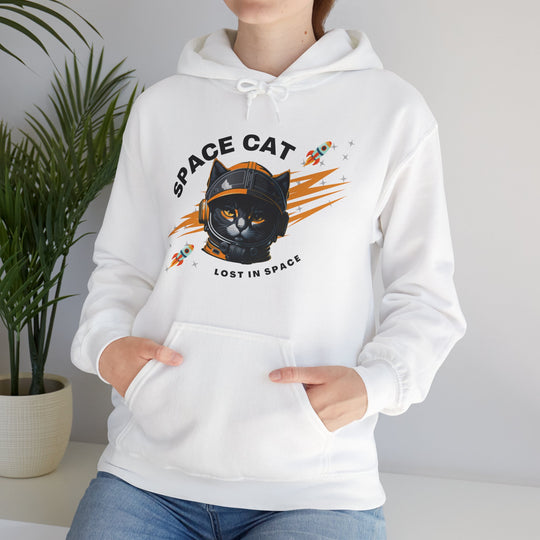 Space Cat Astronaut Hoodie - Lost In Space