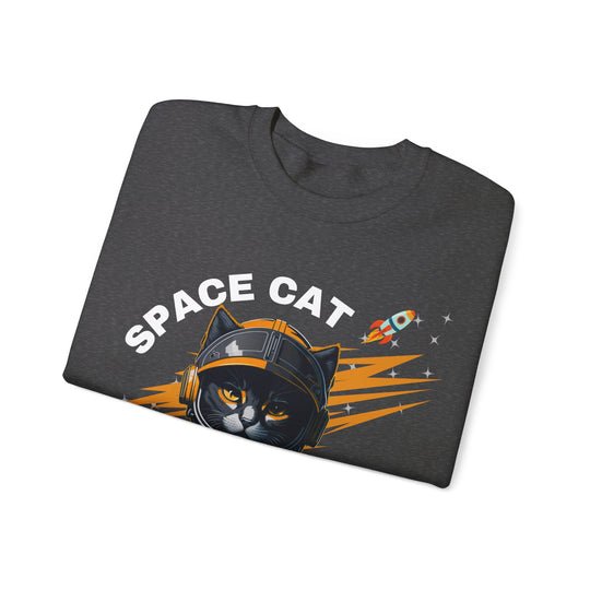 Space Cat Astronaut Sweatshirt - Lost In Space