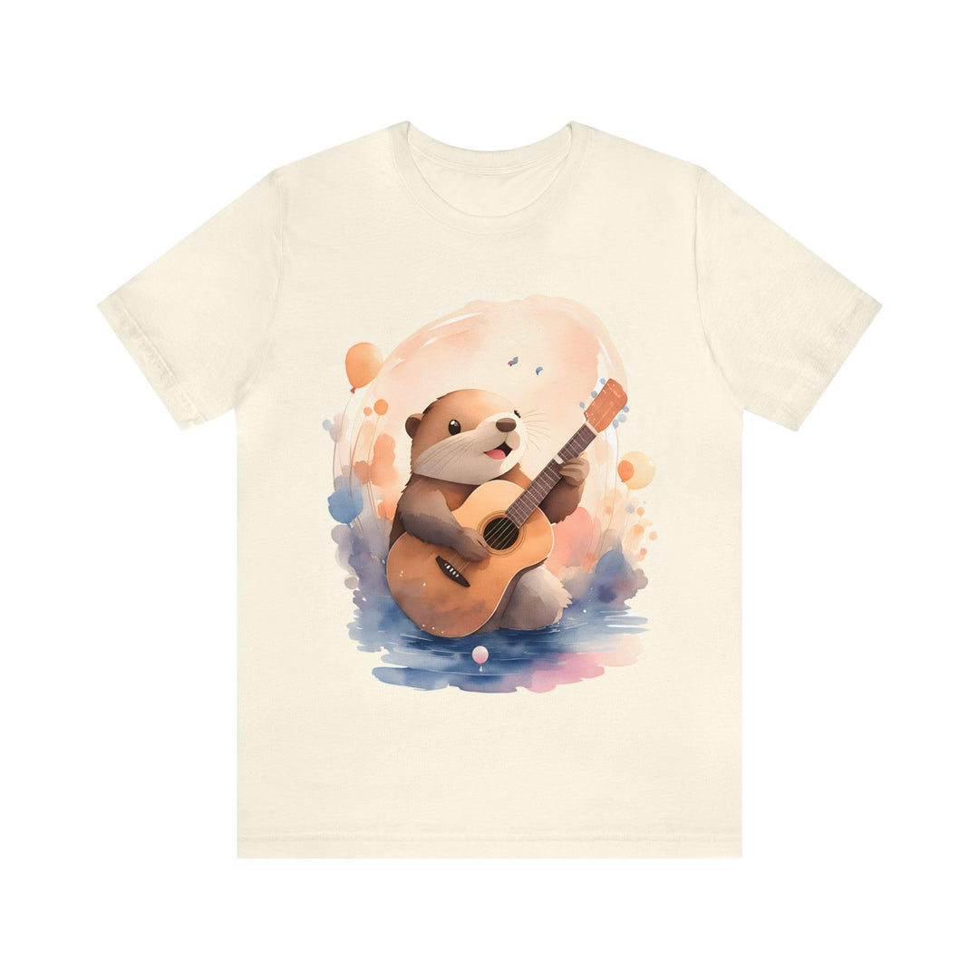 Hamster with Guitar Jersey Short Sleeve Tee - Wave Fusions