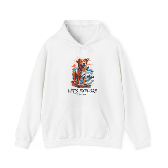 Lets Explore Together Adventure Buddy Hoodie