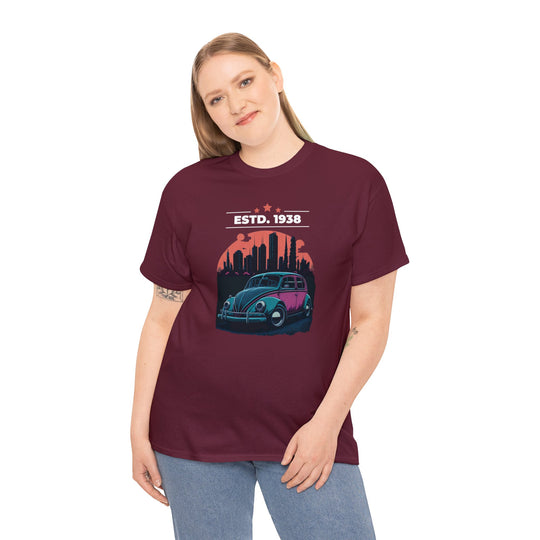 ESTD 1938 Vintage Beetle T-Shirt - Vintage City Fashion