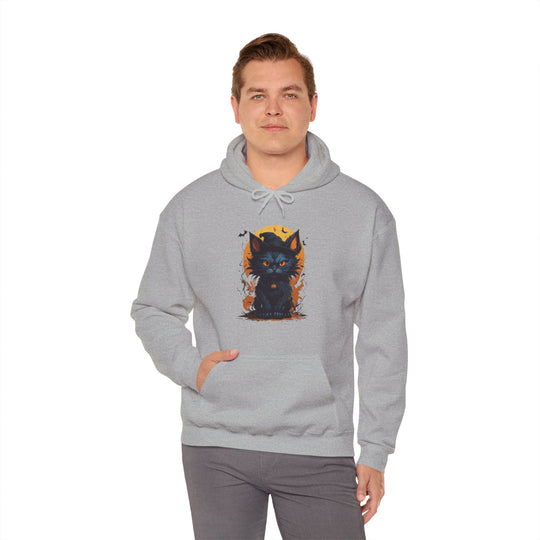 Hocus Pocus Black Cat Magic Hoodie