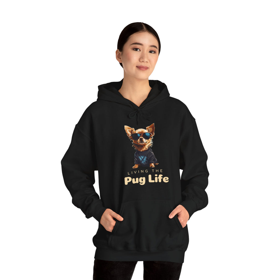 Pug Attitude Hoodie - Living The Pug Life