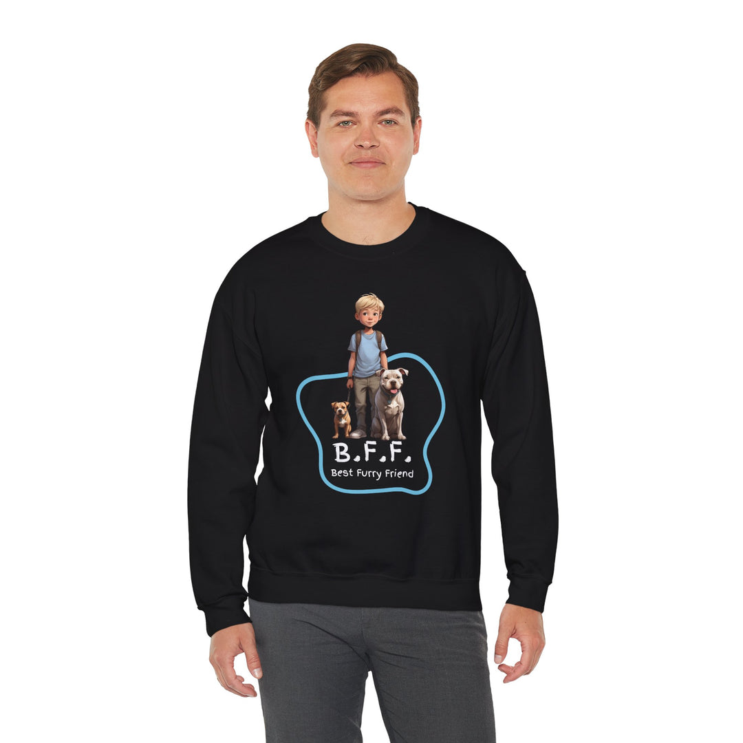 Best Furry Friend in City Lights Dog Sweatshirt -Bffs